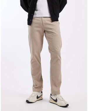 New Look Slim Fit Chinos - Natural