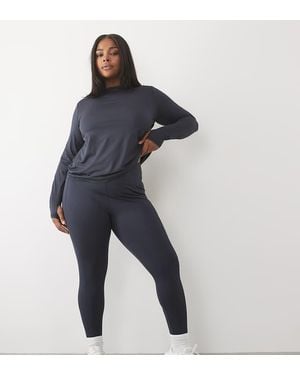 4505 Curve Icon Active Legging Met Strikceintuur, Telefoonvakje - Blauw