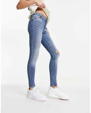 River Island Molly Mid Rise Jeans - Blue