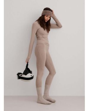 Aim'n Espresso Baselayer Leggings - Natural