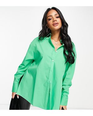 AsYou Branded Oversized Shirt - Green