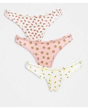 Daisy Street 3 Pack Briefs - White