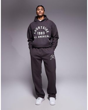 Courtside Straight Leg Joggers - Blue