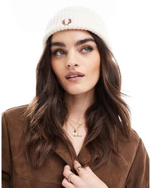 Fred Perry Gebreide Beanie Met Kabels - Bruin