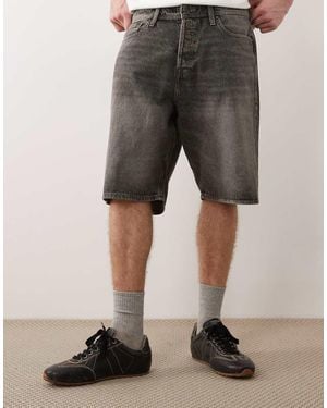Jack & Jones Alex baggy Denim Shorts - Grey