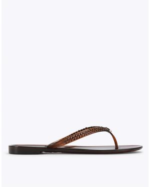 Carvela Kurt Geiger Arena Jewel Sandal Flat Sandals - White