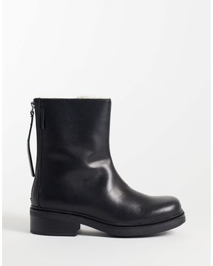 Vagabond Shoemakers Karlie flache stiefeletten mit warmfutter aus em leder - Schwarz