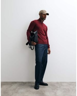GANT Regular-Fit Trui Met Kwartrits - Meerkleurig