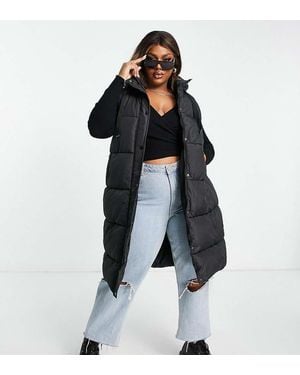 Yours Bodywarmer Met Lange Pasvorm - Wit