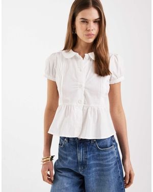 Motel – linde – bluse - Weiß
