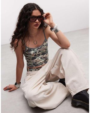 Collusion Cami Top Co-ord - Brown