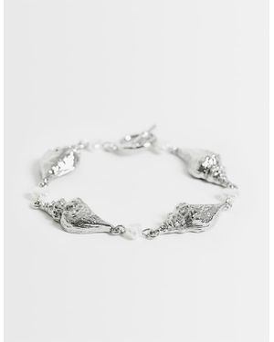 ASOS Armband Met T-Staafje En Schelpontwerp - Metallic