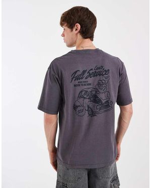 Levi's Camiseta Gráfica Workwear En Gris - Azul