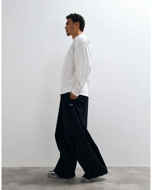 Collusion Xl baggy jogger - White