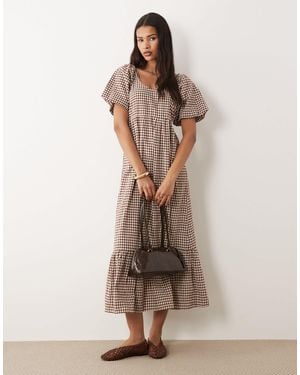 Wednesday's Girl Wednesdays Girl Scoop Neck Midaxi Dress - Natural