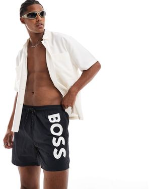 BOSS Boss – octopus – e badeshorts - Weiß