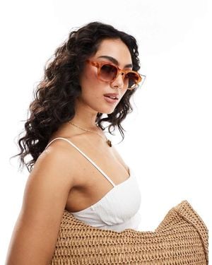 A.Kjærbede Zan Square Sunglasses - Brown