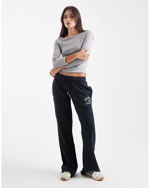 Superdry Athletic Print Flare Joggers - Blue