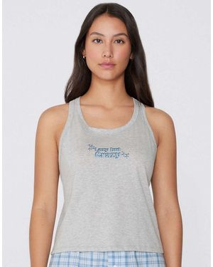 Tezenis Printed Cotton Camisole - White
