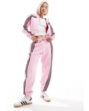 adidas Originals Velour Trackpants - Pink