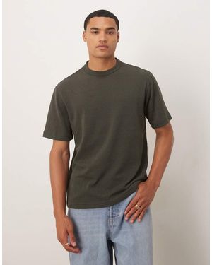 Mango Fine Knitted T-shirt - Grey