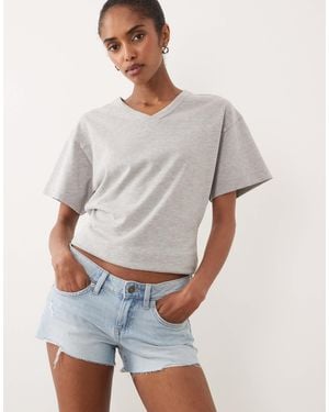 Cotton On Micro Denim Short - White