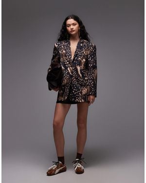 ASOS Ultimate Oversized Single Breasted Blazer - Gray