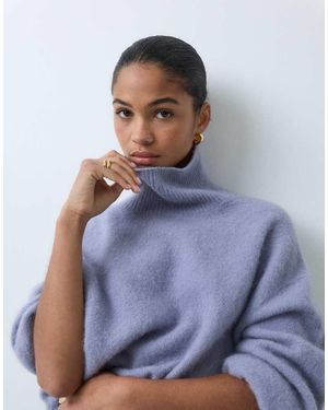 ARKET Jersey Holgado Muy Suave De Alpaca Y Lana En-Morado - Azul
