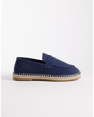 ASOS Penny Loafer Espadrilles - Blue