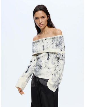Desigual – fine oslo – sweatshirt - Weiß