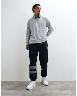 Nike Nac Dri-Fit Long Sleeve Mesh Top - Grey