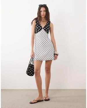 denim dress hollister Hollister Navy Strapless Ruffle Mini Dress (S) main image 0