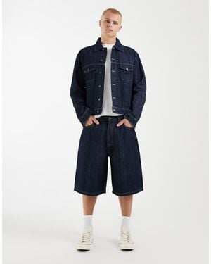 Tommy Hilfiger Theo Baggy Denim Shorts - Blue