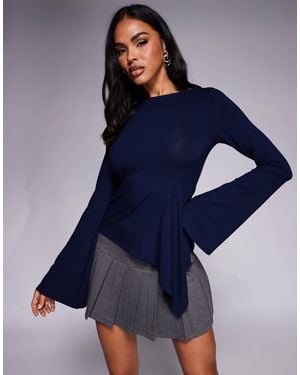 ASOS – langärmliges oberteil - Blau