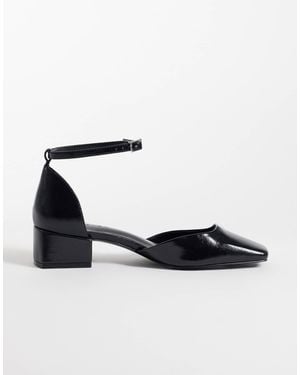ASOS Sweetie schuhe mit mittelhohem blockabsatz - Weiß