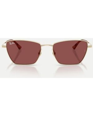 Ray-Ban Drea Irregular Sunglasses With Lens - Metallic