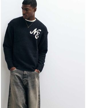 KTZ Logo Knitted Jumper - Blue