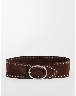 Pieces Cintura Larga - Marrone