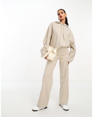 ASOS Supersoft Co-Ord Wide Leg Jogger - Natural