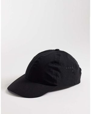 4505 Quick Dry Performance Adjustable Running Cap - Black