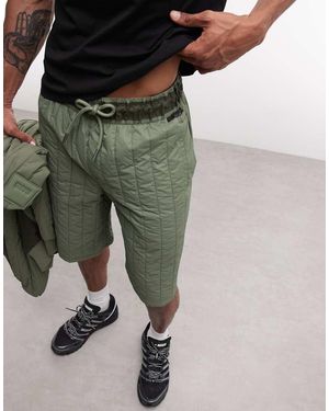 Rains 20950 Koya Co-ord Water Repellent Quilted Tonal Shorts - Green