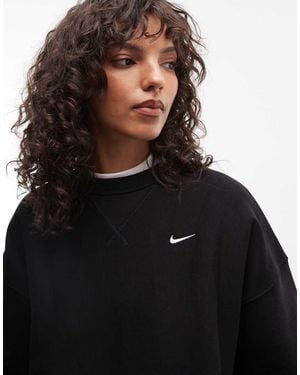 Nike Studio Fleece Heavy-Weight Oversized Sweat - Black