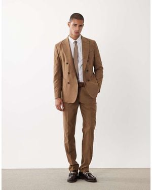 Mango Oasis Tailored Trouser Co-Ord - Natural