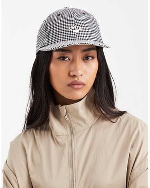 Levi's Gingham Check Washed Canvas Logo Cap - Grey