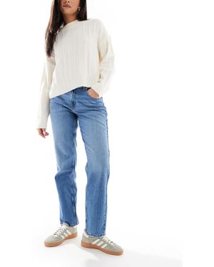 ONLY Lumi Mid Waist Mom Jeans - Blue