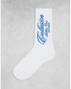 Collusion – socken - Weiß
