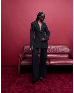 4th & Reckless Pleated Detailing Wide Leg Tailored Trousers