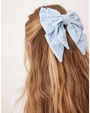 ASOS Gelaagde Gestreept Haarstrik - Blauw
