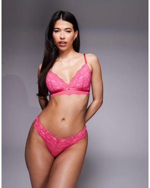 Ann Summers Sexy Lace Thong - Red