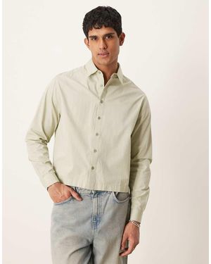 ASOS Camicia Oversize Squadrata Voluminosa - Neutro